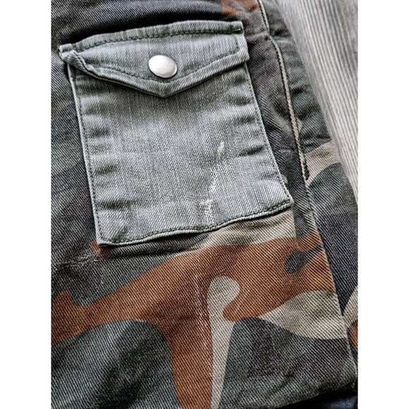 Jordan Craig Jeans Boy 12 Slim Camo Patchwork Legacy Edition Distressed Woodland - Picture 13 of 16